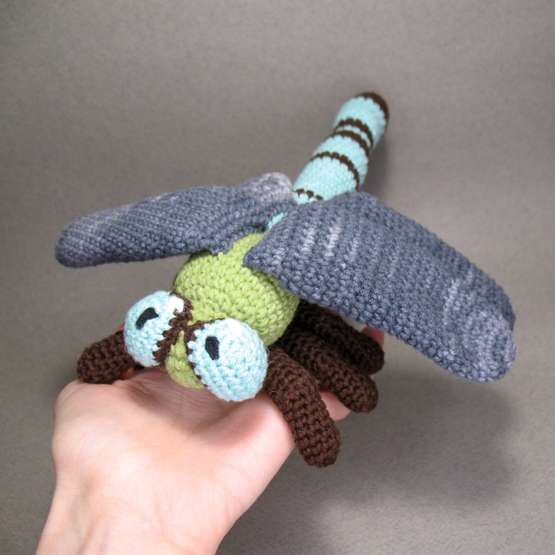 Dragonfly Crochet Pattern, PDF file in English language image 7