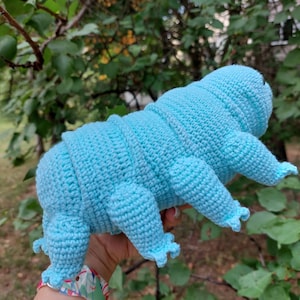 To Custom Order Tardigrade Crocheted Toy, Amigurumi Tardigrade Water Bear Plush image 8