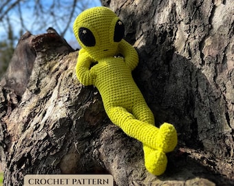 Alien Crochet Pattern • Amigurumi Alien PDF