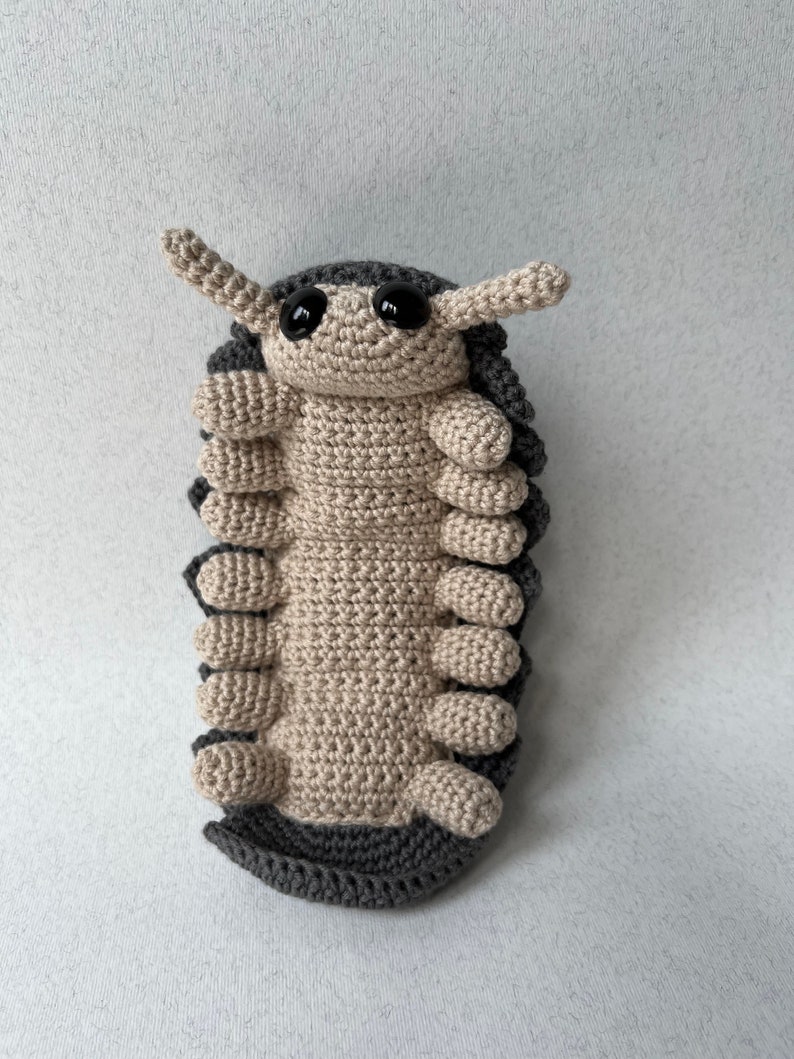 Roly Poly Pill Bug Crochet Pattern, PDF File in English Language image 2