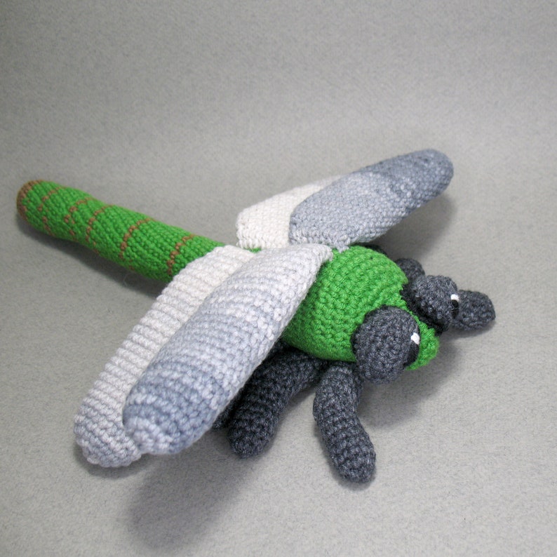 Dragonfly Crochet Pattern, PDF file in English language image 8