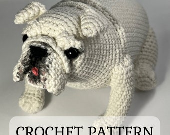 Amigurumi Bulldog Crochet Pattern: English Bulldog (PDF)