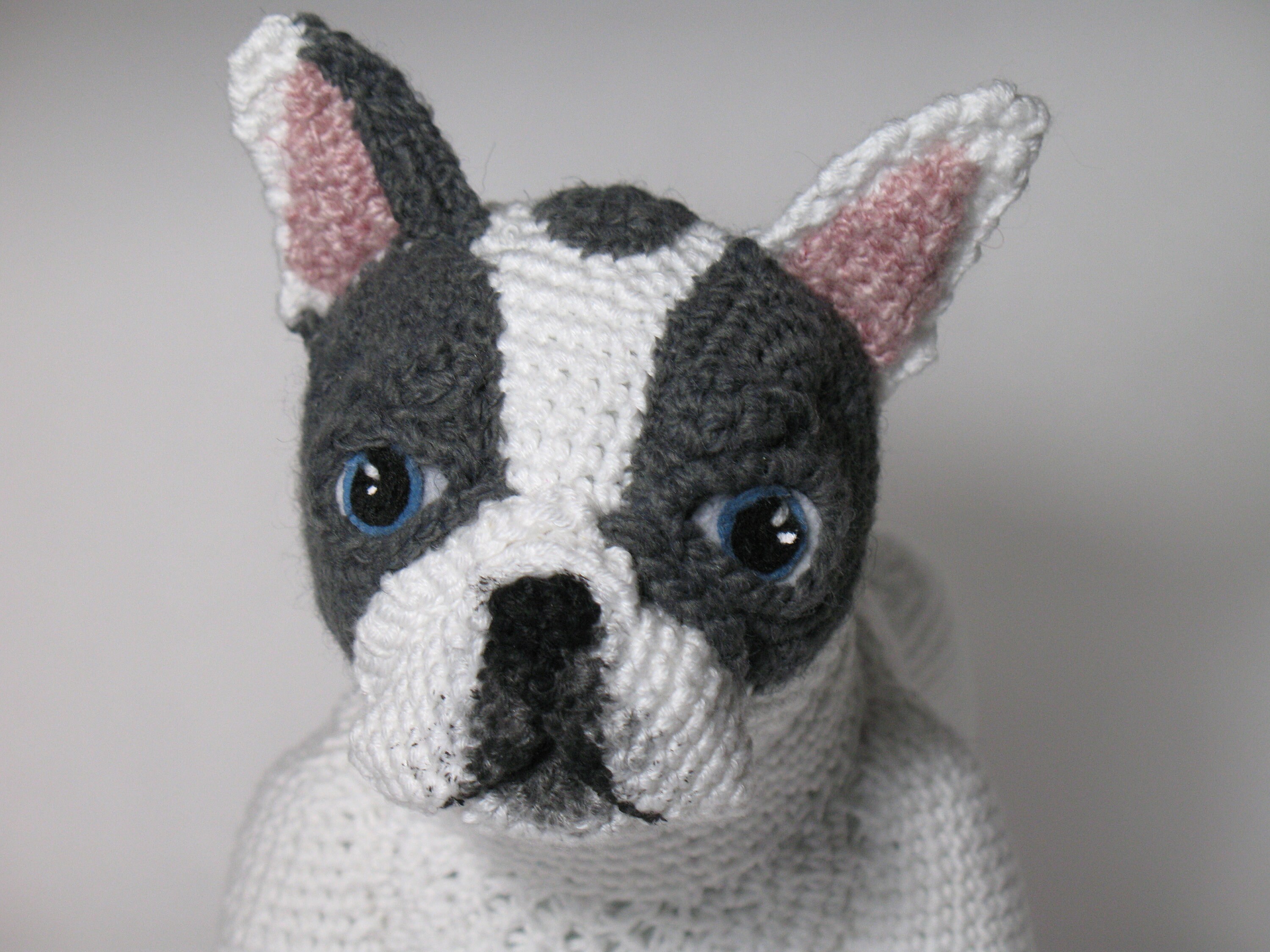 Custom Crochet French Bulldog Puppy Frenchie Puppy Dog Etsy