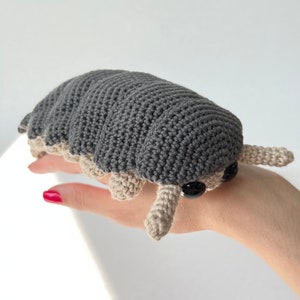 Roly Poly Pill Bug Crochet Pattern, PDF File in English Language image 4