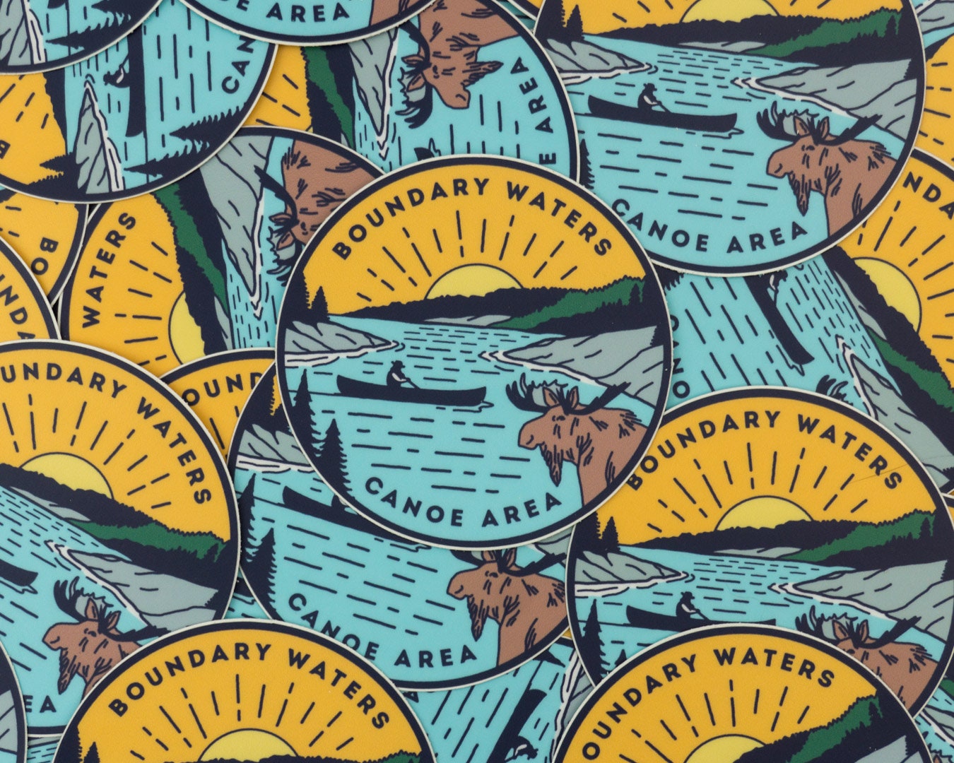 Boundary Waters Canoe Trip Sticker - Etsy