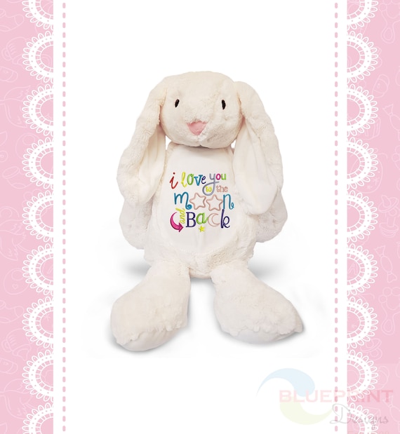 personalised rabbit teddy