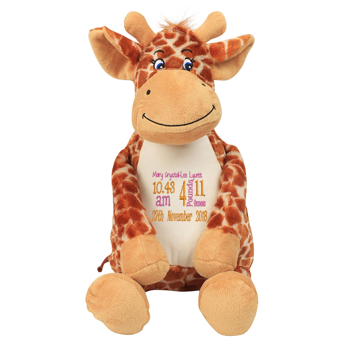 cuddly giraffe teddy