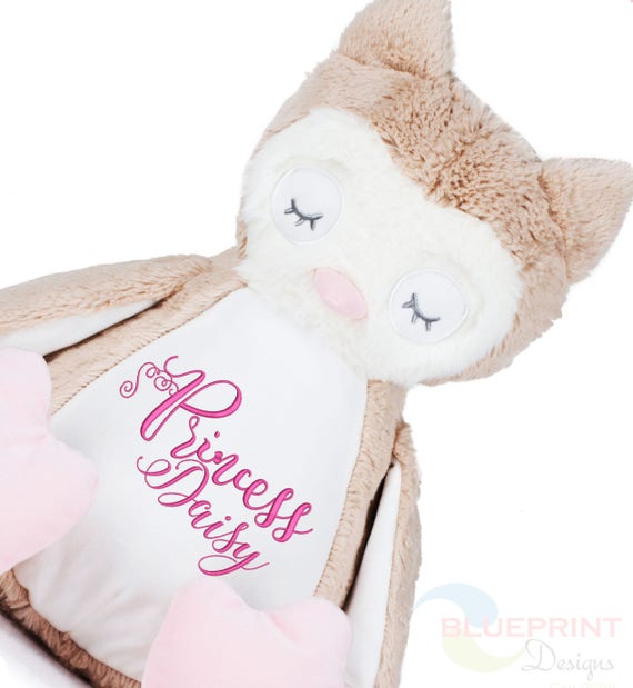 personalised owl teddy