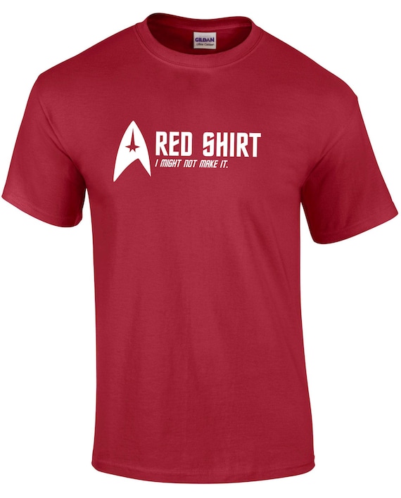 star trek red shirt t shirt