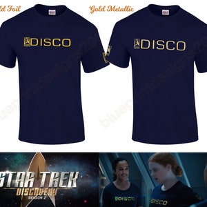 Star Trek Discovery Disco Tshirt Cosplay Uniform T Shirt 