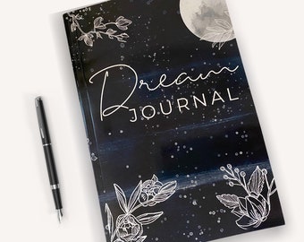 Dream Journal Notebook - Guided Dream Tracker - Guided Dream Diary - Sleep Tracker - Dream Analysis Prompts - Intuitive Empath Gift - PROMPT