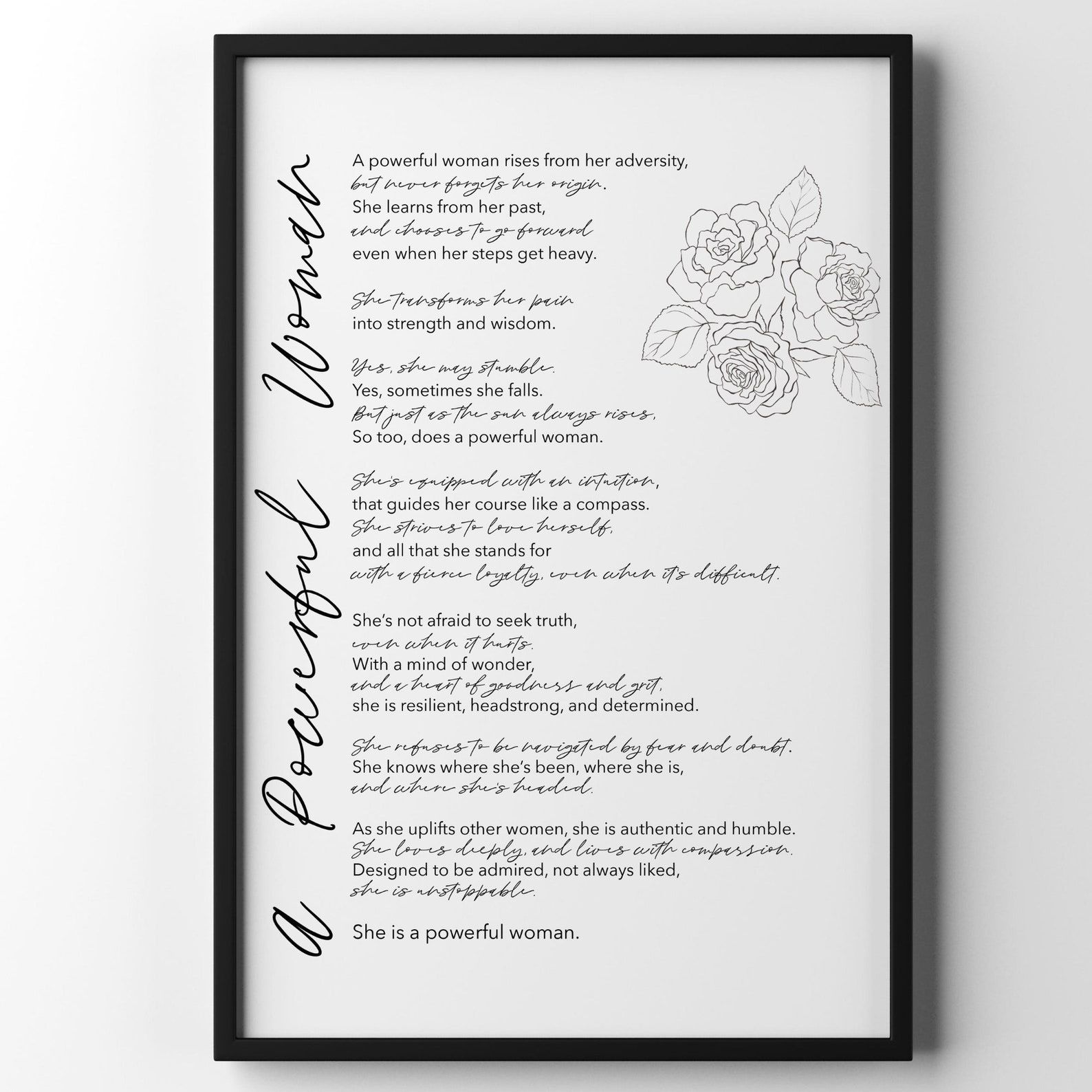 Powerful Woman Art Decor - 2qt2qm0