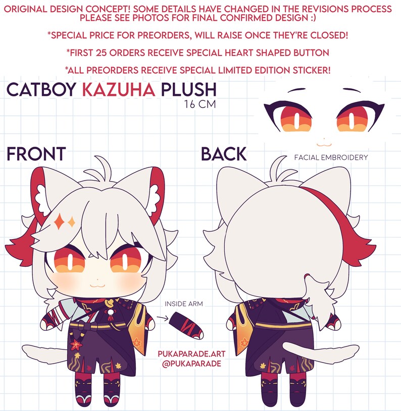 kazuha plush