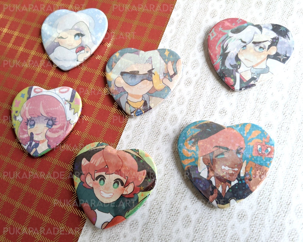 SWSH Holo Gym Leader Buttons