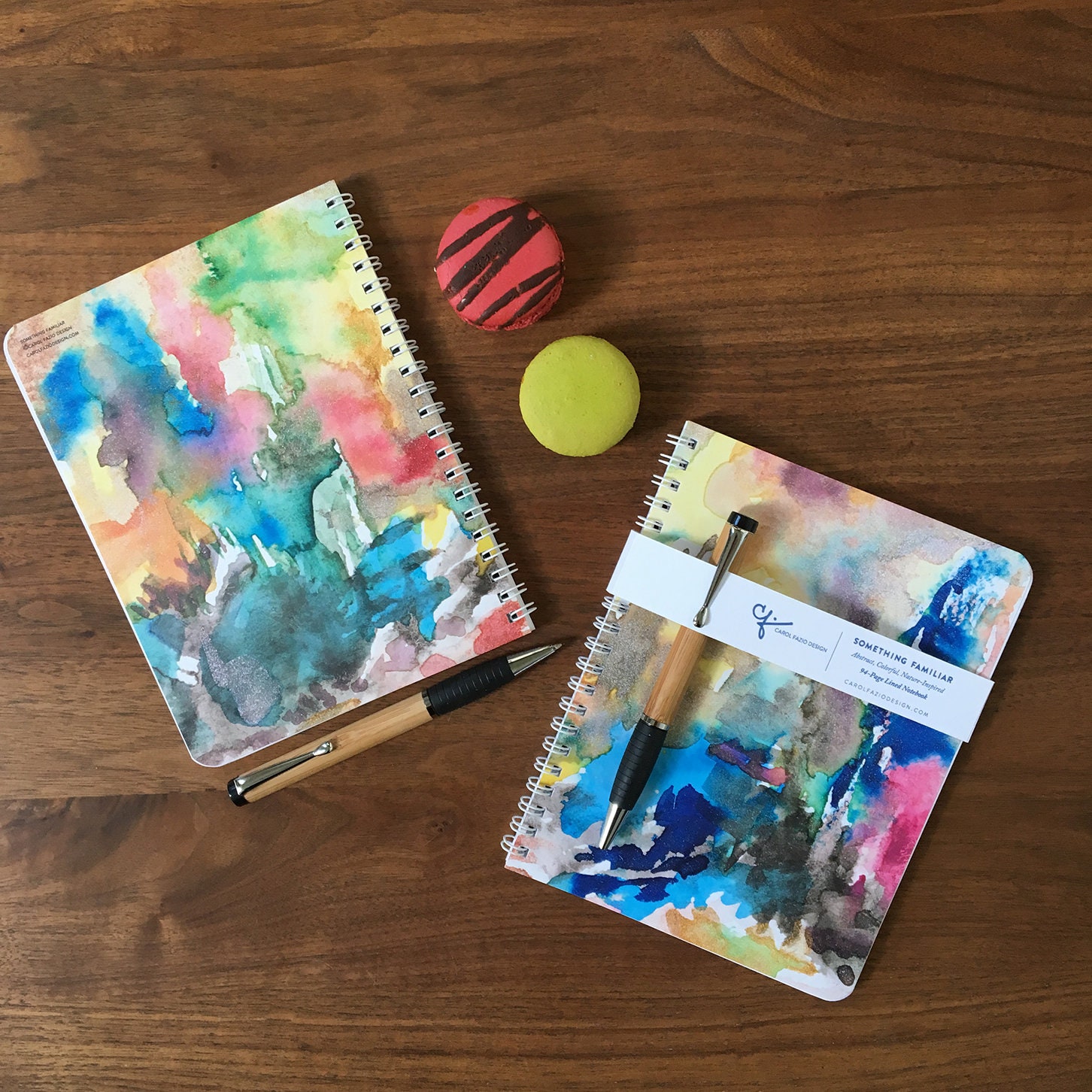 Melancholia Journal Gift Set With Bamboo Pen, Indigo Blue, Lined Watercolor  Journal Set, Gratitude Journal Set, Watercolor Artwork 