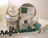 Lemon Tea Tree, Foot Balm, with Comfrey, Boneknit Oil, Essential Oils, Rich, Organic, Shea Butter, Cocoa Butter, Healing, Soothing, Salve