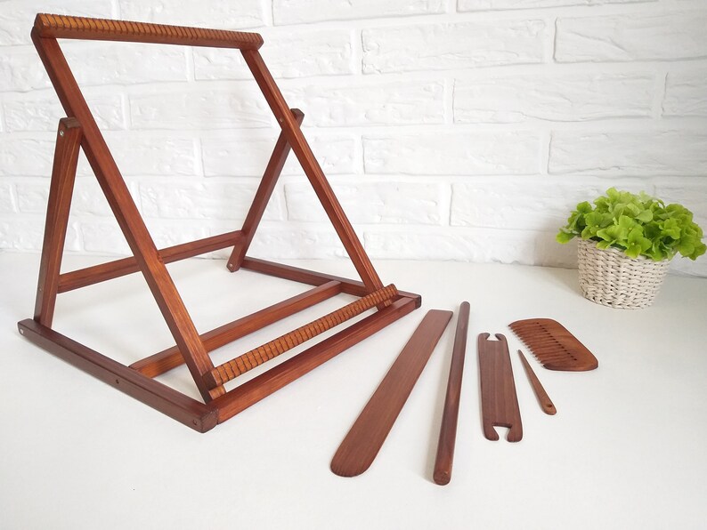 Beginners weaving loom kit Woven wall hanging kit Tapestry Etsy