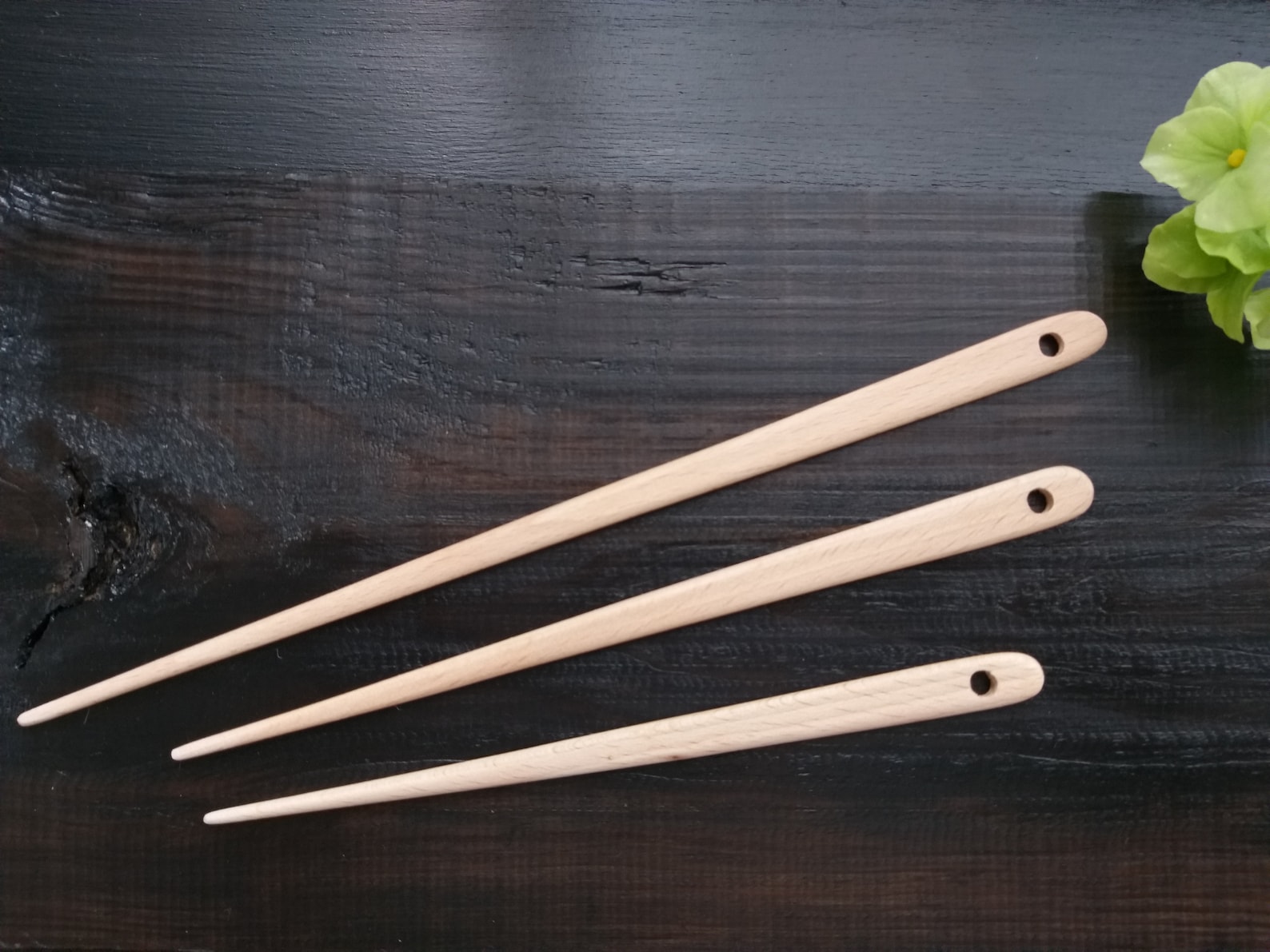 Weaving needles Wooden tapestry needle for weaving loom Etsy