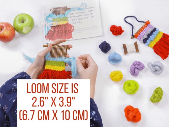Kids Weaving Loom Kit Sewing Kit for Children DIY Craft Kit 
