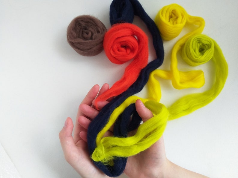 Weaving Wool Bundle for Loom Bright Wool for Weaving Etsy