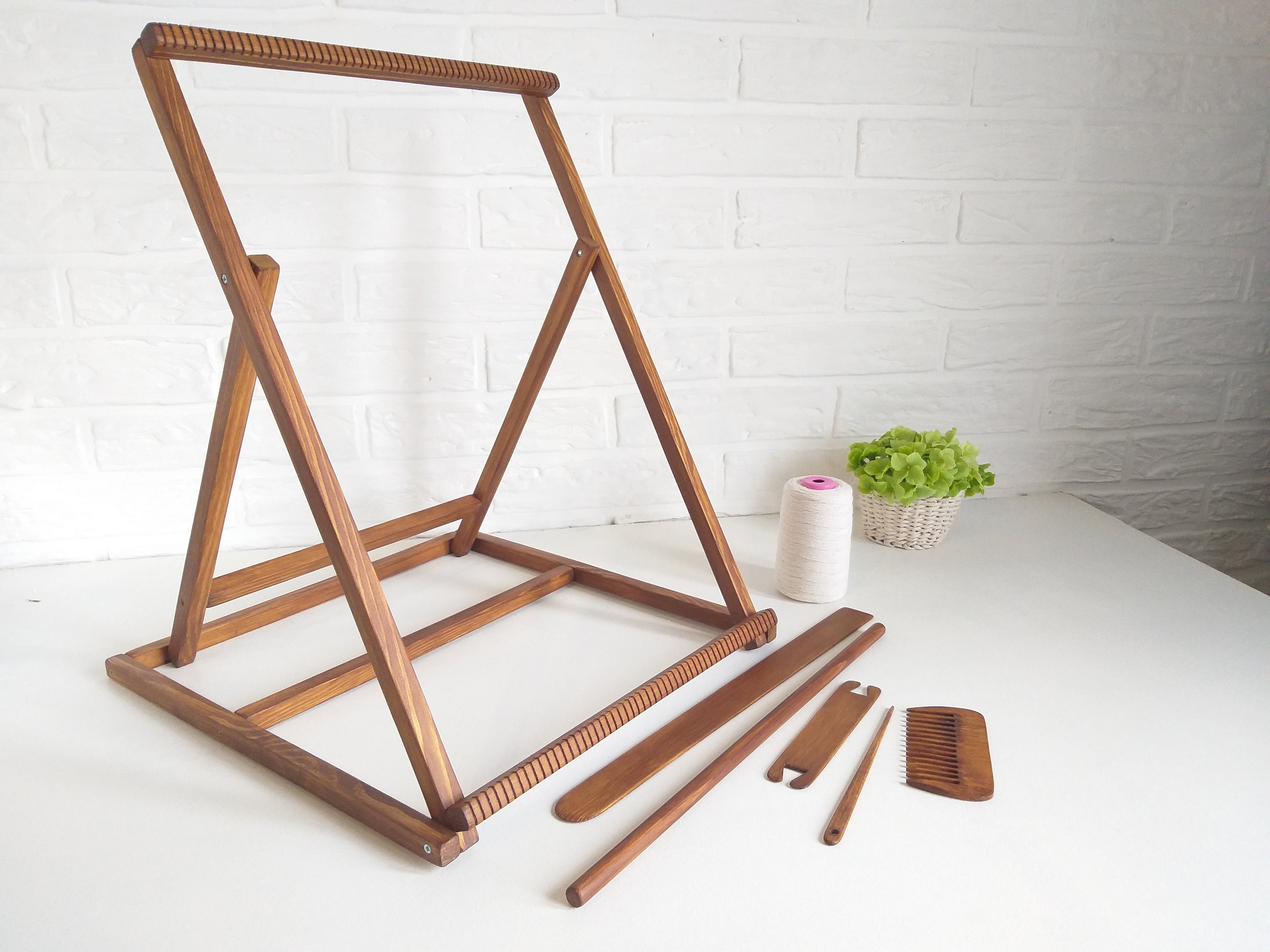 Weaving Loom Kit Beginner Weaving Kit Looms and Tools Tapestry Etsy