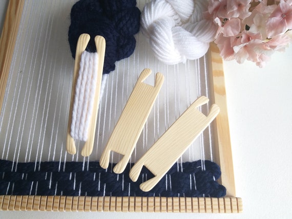 Wooden Stick Shuttle Looms Weaving Tapestry Weaving Tools Etsy
