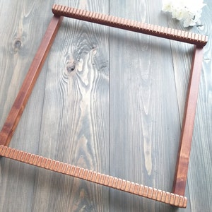 Square wooden loom, Frame weaving loom, Handmade loom from 8 to 12 inch