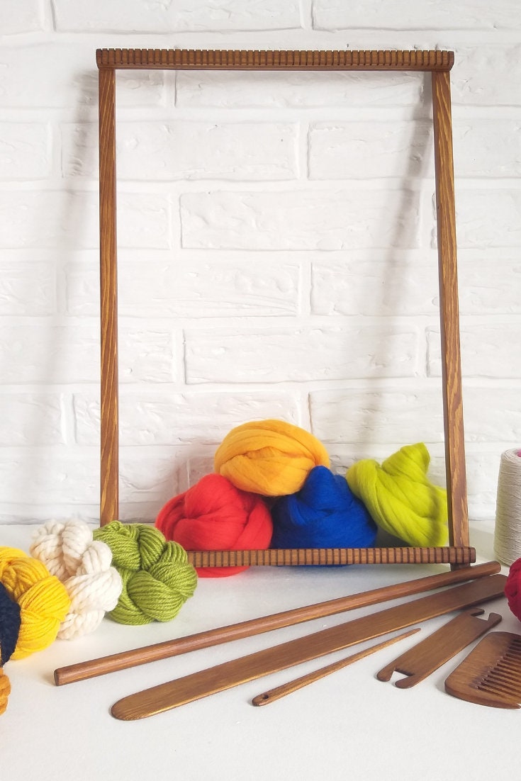 Weaving kit for adults New hobby ideas Starter weaving loom Etsy