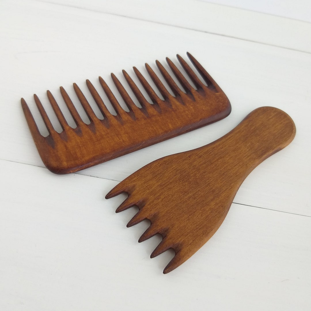 Wooden Weaving Comb Beater Pack of 2, Hand Carved Weaving Tools Etsy