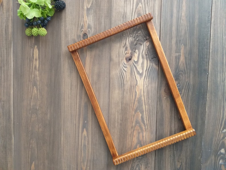 Small Weaving Loom Beginner Wooden Frame Only