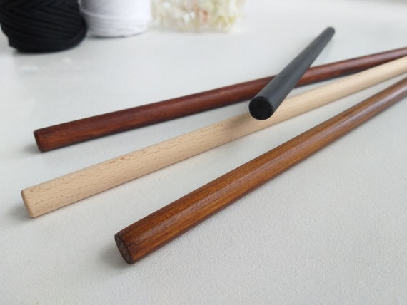 26 Dowel Rod, Hardwood Wood Stick, Walnut Dowel Hanging, Weaving, Macrame  Pole