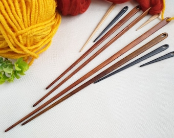 Wooden tapestry needle, Weaving needle