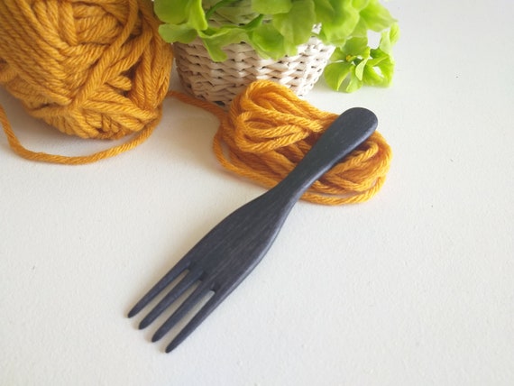Small Weaving Fork Wooden Tapestry Comb Beater Weavers Tools Handmade Etsy Ireland
