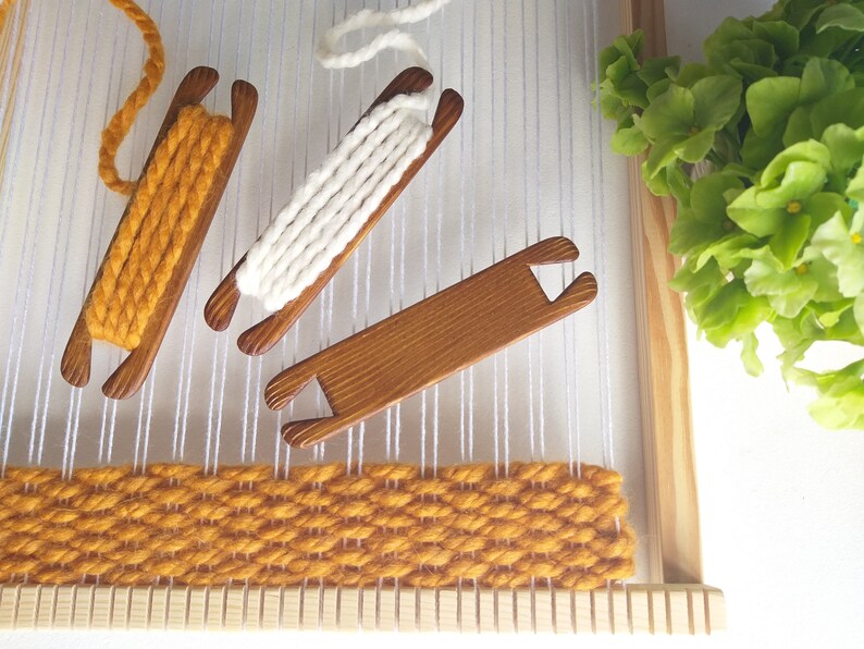Weaving Shuttle Stick for Loom Projects Hand Weaving Tools Etsy