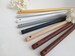 Wooden dowels with two holes, Round dowel rod for quilt wall hanging, banner, embroidery, Various size 