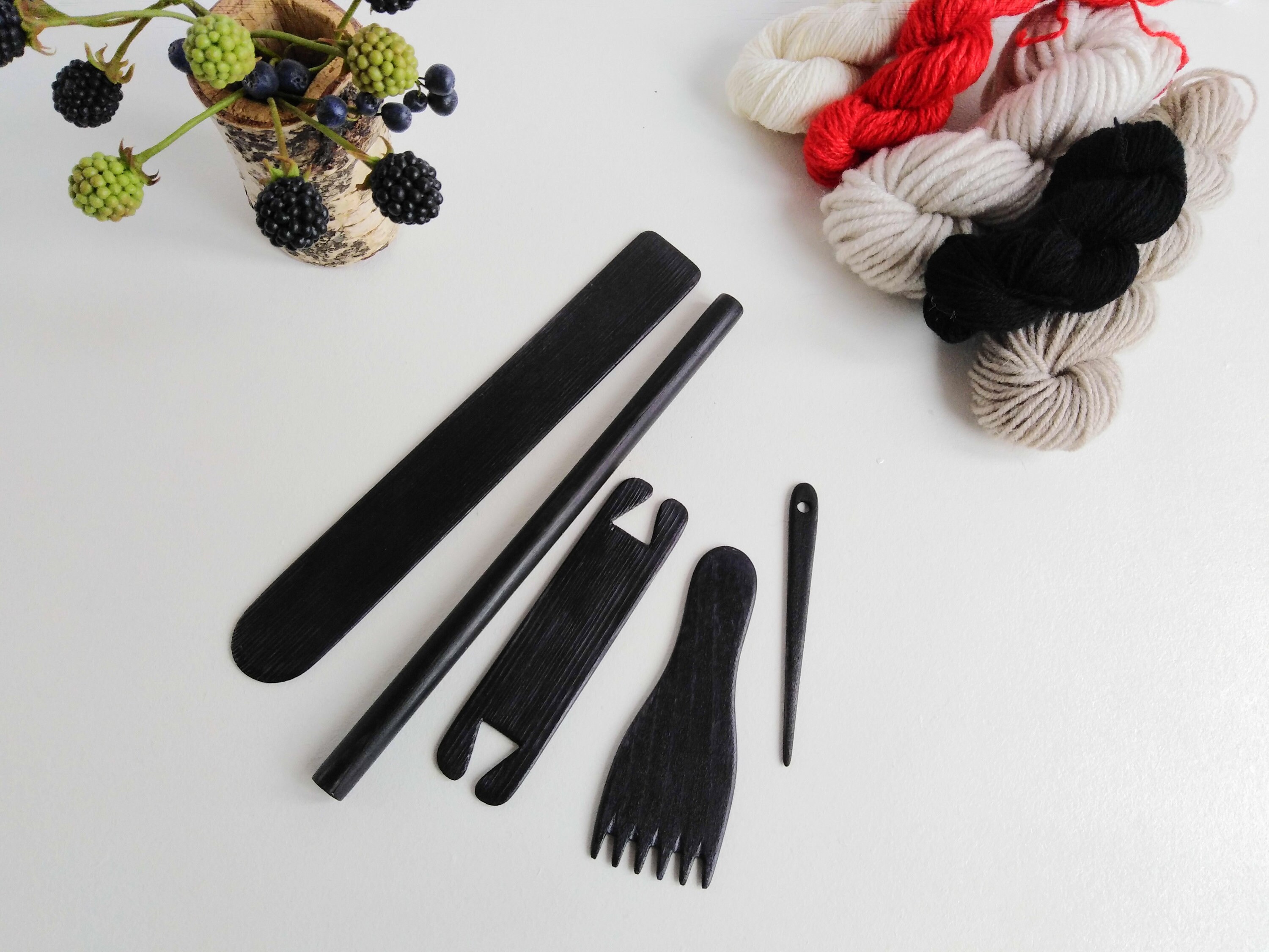 Tapestry Weaving Tools Set of 5 Comb Needle Weaving Etsy