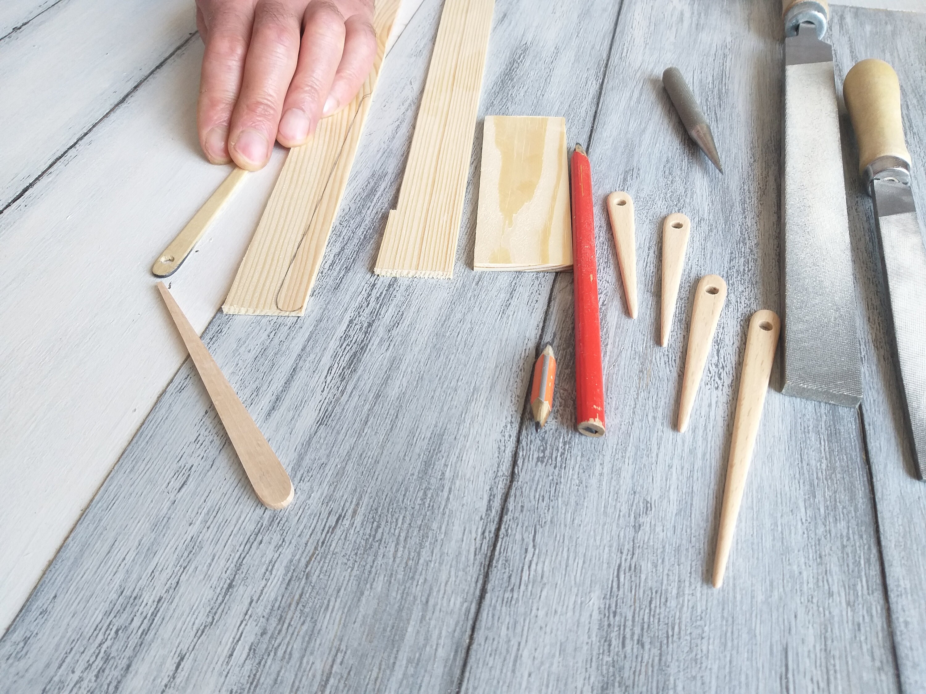 2Pcs Belt Weaving Kit, Wooden Belt Weaving Shuttle Tools For