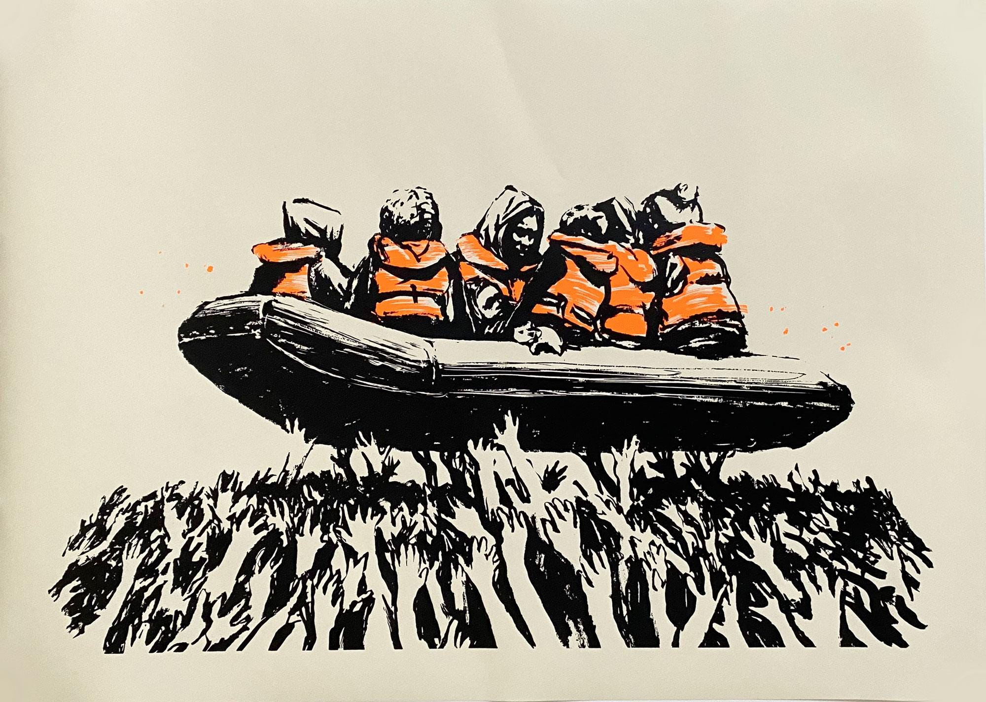 ★ レニー・ギャグノン キャンバス作品『iSuck』Banksy il_fullxfull.7057145108_4u0z.jpg