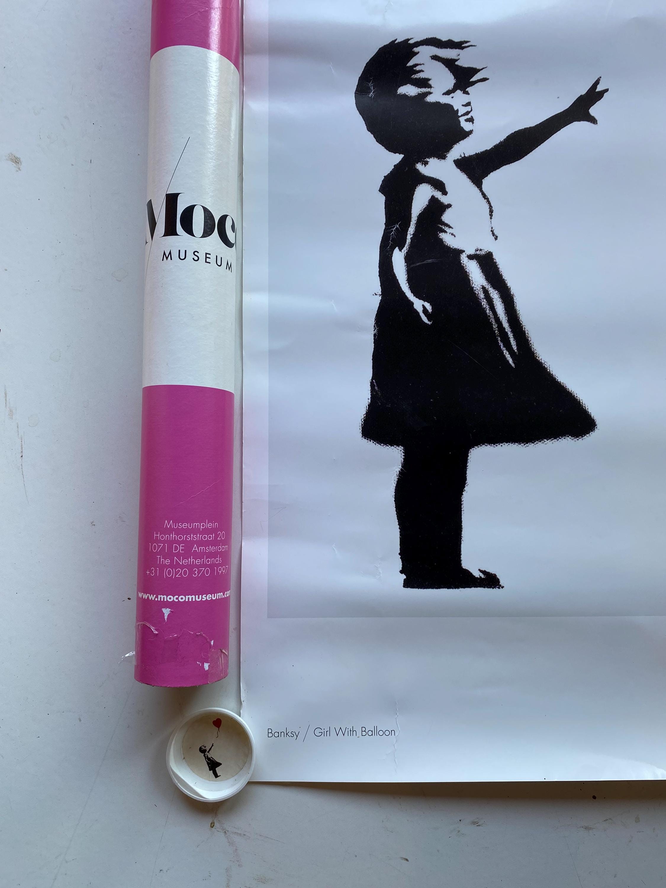 Banksy Girl With Balloon Poster Moco Museum - Etsy