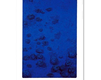 Yves Klein Relief éponge-Blue RE 17 Poster