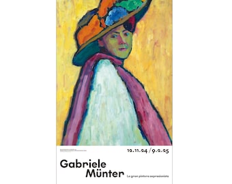 Gabriele Münter Portrait of Marianne von Werefkin Poster