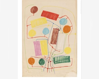 Póster sin título de Atsuko Tanaka