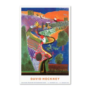 Hockney Exhibition Poster - Etsy