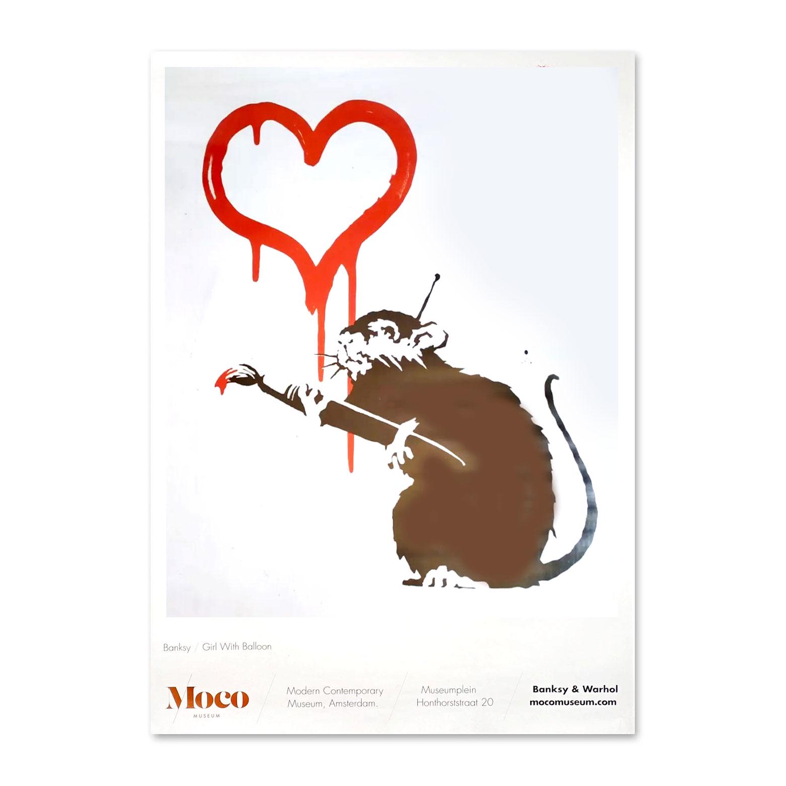 moco musem 限定バンクシー　ポスター　80cm×60cm MOCO museum original museum poster Banksy / Dali 2016 | eBay