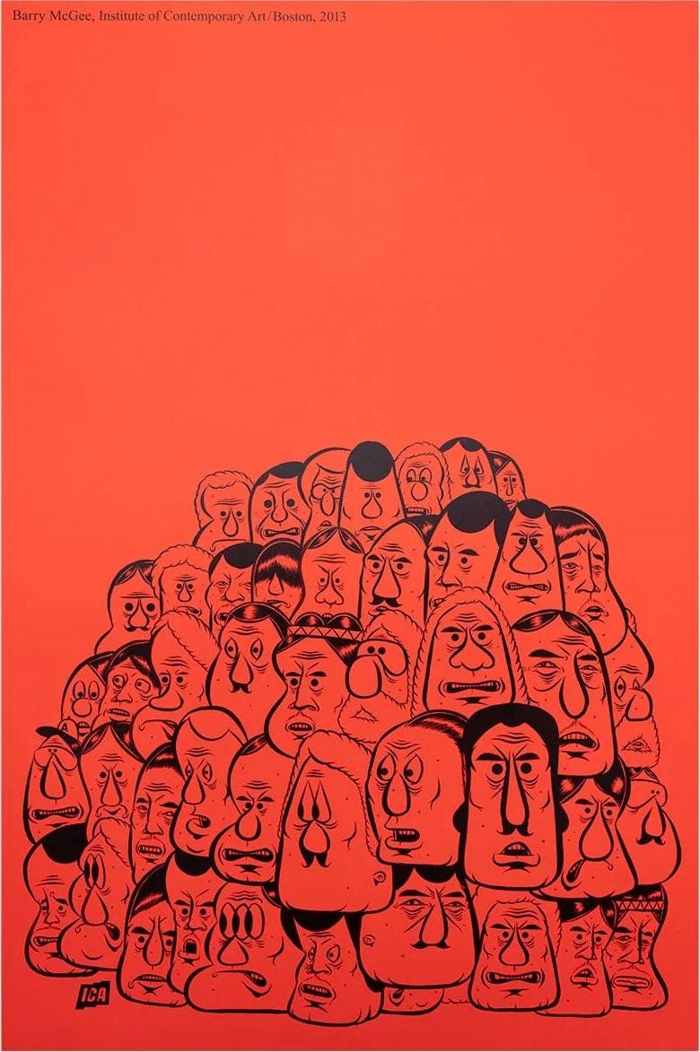 Barry Mcgee ICA Boston Poster 2013 - Etsy
