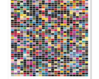 Gerhard Richter 1025 Farben - 1025 colors Poster