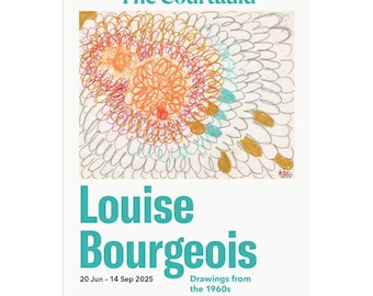 Louise Bourgeois Teckningar från 1960-talet Utställningsaffisch