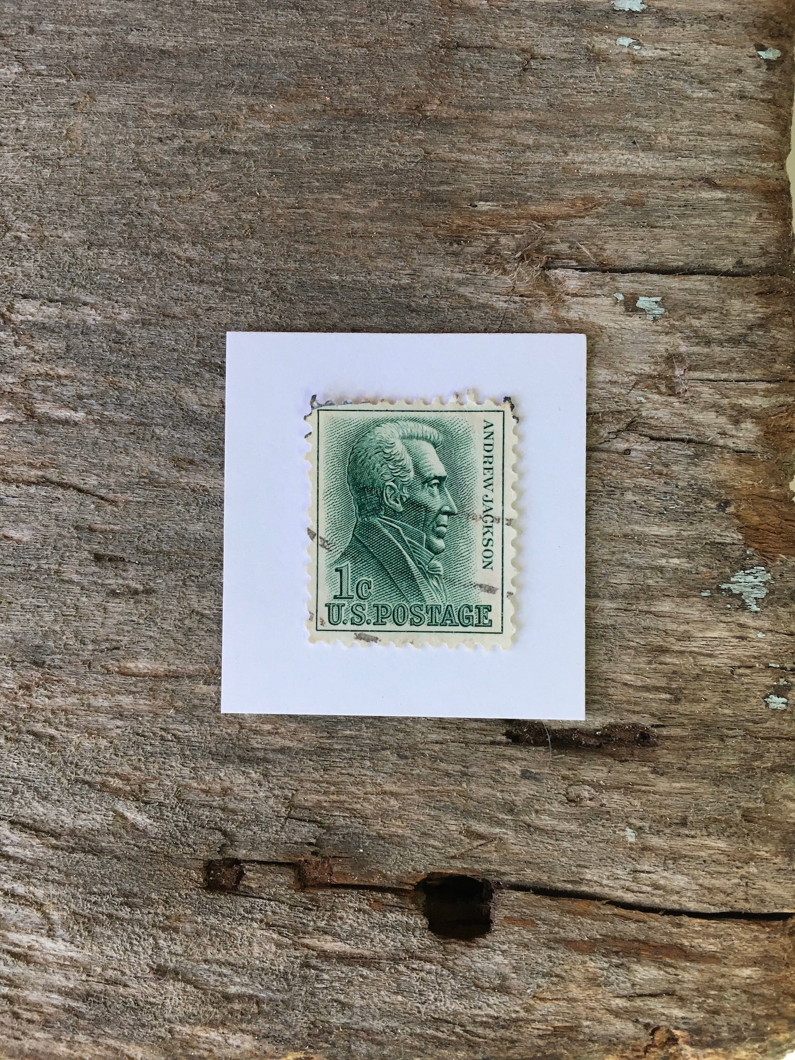 Andrew Jackson 1 Cent Stamp Worth