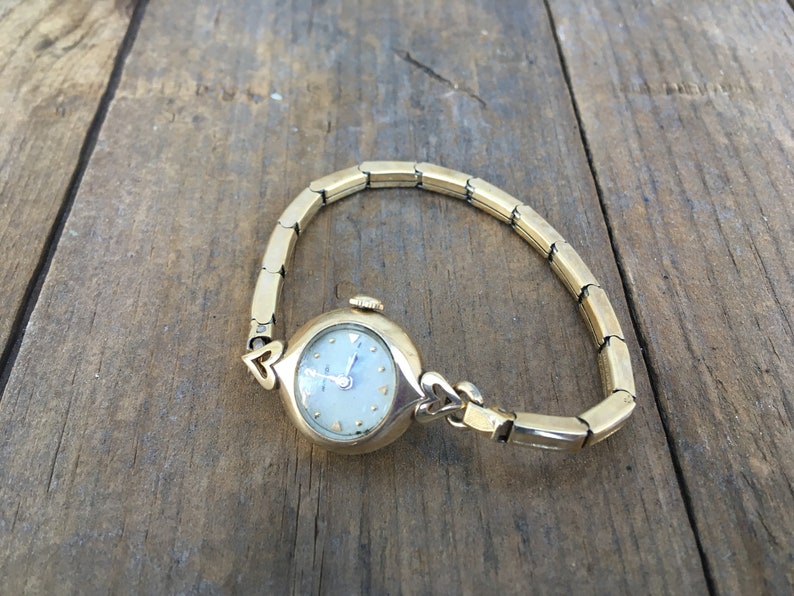 Antique Hamilton Watch 10K gold filled BIGGS with hearts Etsy