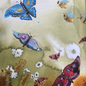 SCHMETTERLING SOMMERTRAUM, ORIGINAL, Aquarell, A4